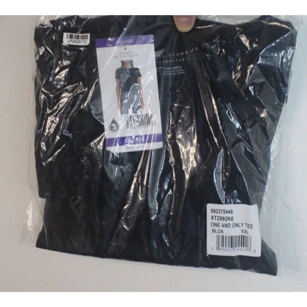 Social Standard By Sanctuary Women's One And Only Tee Shirt Black Size XXL - Picture 2 of 2